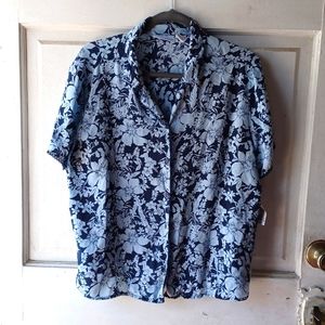 Jacklyn Smith Collection Sheer Blouse size 18